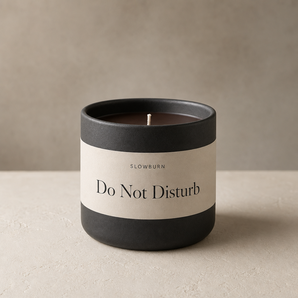 Do Not Disturb candle