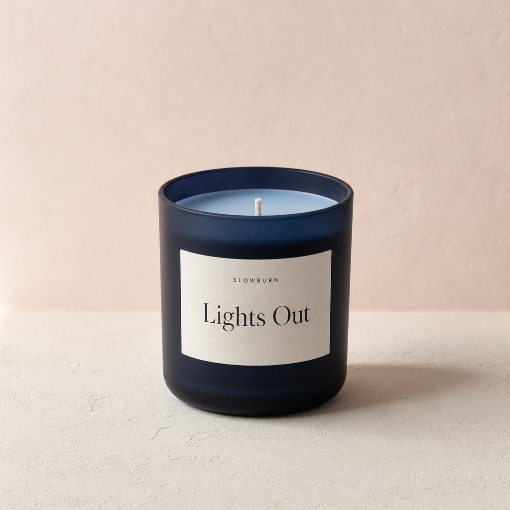 Lights Out candle